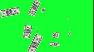Money rain | Green Screen