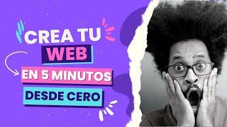 Como crear tu pagina web en menos de 5 minutos con webnode