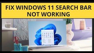 Fix Windows 11 Start Menu Search Not Working