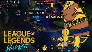 Nasus | League of Legends: Wild Rift Alpha Test | STAMCS 500