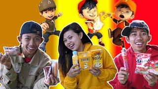 PILIH BOBOIBOY SESUAI MAKANAN 1 WARNA KESUKAAN KALIAN PART 2 | Mikael TubeHD