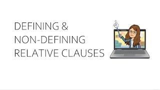 Defining and non-defining relative clauses