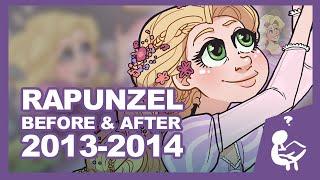 Let's Draw: Rapunzel (Two Years of Progress) DRAW THIS AGAIN Challenge | DrawingWiffWaffles