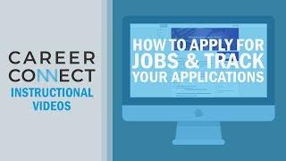 HOW TO APPLY FOR JOBS - CareerConnect