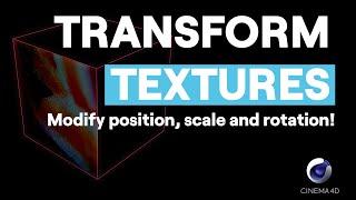 Move Rotate and Scale textures in Cinema 4D