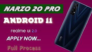 Narzo 20 pro Android 11 (Realme UI 2.0) early access registration process. Aise karein apply.