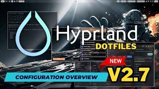 HYPRLAND and QTILE with dotfiles 2.7. Enhanced Hyprland settings, new wallpaper selector & much more