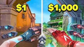 $1 vs $1000 Valorant Montage!