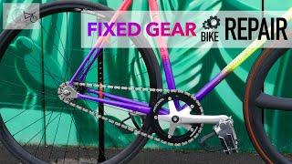 FIXED GEAR | 1988 Krabo Krautscheid Pursuit Trackbike ~ Bike Repair