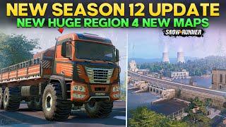 New Season 12 Update New Huge Region Out with 4 New Maps in SnowRunner Everything You Need to Know
