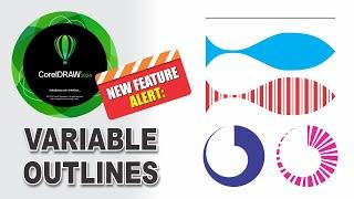 New Feature Alert: Mastering Variable Outlines in CorelDRAW 2024 | CDTFB Tutorial