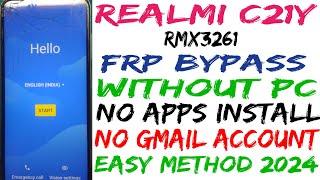 Realme C21Y FRP Bypass Android 11 | RMX3261/RMX3263 Google Account Bypass Without Pc New Trick 2024