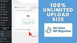 [SOLVED] ️ How to Maximize Upload File Size in All-In-One WP Migration Plugin WordPress