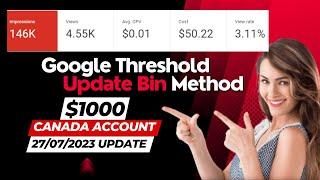 Update Google  Threshold Bin Method 2023 | Google Ads Threshold Method 2023 | Surya Basak