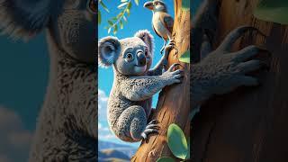  Sleepy Koala in Trouble! Will He Fall? 