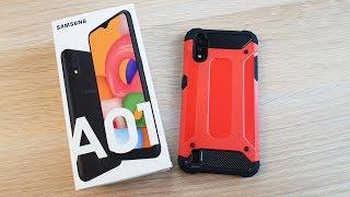 КАК Я ПРОКАЧАЛ СВОЙ SAMSUNG GALAXY A01 - СТЕКЛО, УДАРОПРОЧНЫЙ ЧЕХОЛ!