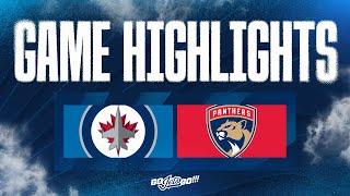 Winnipeg Jets vs. Florida Panthers - Game Highlights