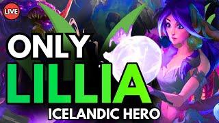 Lillia ONLY Low Elo Climb - Platinum to Diamond!Challenger Jungle