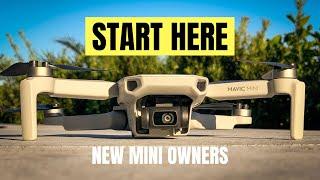 MAVIC MINI PREFLIGHT SETUP (first time)  DJI MAVIC MINI FULL BEGINNERS GUIDE (1:2) 