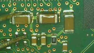 SMD microsoldering microscope practice ep. 1