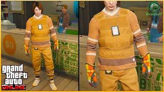 How To Make This Modded Orange Modded Outfit in GTA Online All Consoles 🟠