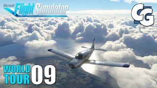 Cloudy approach to Myanmar - Clumsy's No GPS World Tour - 09 - Microsoft Flight Simulator