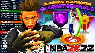 *NEW* BEST SLASHING PLAYMAKER BUILD IN NBA 2K22! FASTEST SIGNATURE STYLES + BEST BUILD IN NBA 2K22!