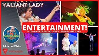 Virgin Voyages Valiant Lady Onboard Entertainment #valiantlady #virginvoyages #entertainment