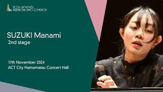 SUZUKI Manami / Second Stage, the 12th Hamamatsu International Piano Competition