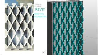 Revit Adaptive Parametric Modelling  (Stefiano mateoni Wave Facade Design)