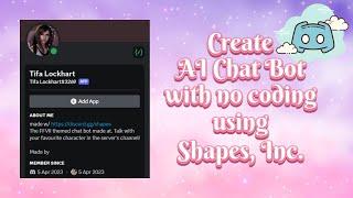 Create AI Chat Bot with no coding | Discord Tutorial