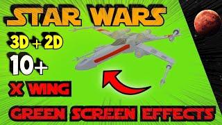 HD Star Wars X Wing Green Screen Collection! (No Sounds)
