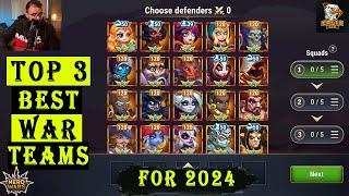 Top Three Best War Teams For 2024 | Hero Wars Mobile Alliance