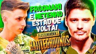 FROGMAN1 & NETENHO de VOLTA com o NOVO SERVIDOR do PUBG?!