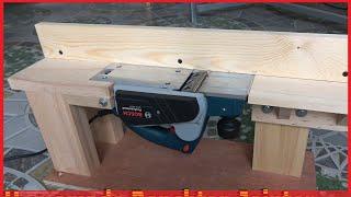 DIY Benchtop Jointer - How to Make a Jointer