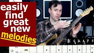 Melodies on guitar - writing melody over chords