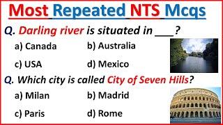 NTS Most Repeated Mcqs | NTS Most Important questions | NTS Test Preparation 2023 | Knowledge Portal