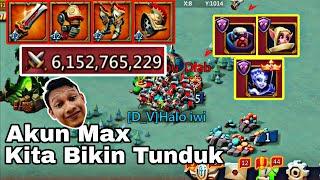 PART 2, Akun Max Kita Bikin Tunduk | LORDS MOBILE