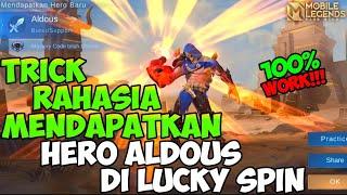 TUTORIAL CARA MENDAPATKAN HERO ALDOUS DI LUCKY SPIN 2021 - MOBILE LEGENDS