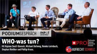 Dinner mit Input (15.9.23) 3/3:  Ballweg, Soufi-Siavash (KenJebsen), Rietiker, Kruse, Leimbach - WHO