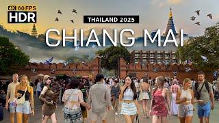  4K HDR | Walking Chiang Mai Thailand 2025 - The World's Most Beautiful Place - With Captions