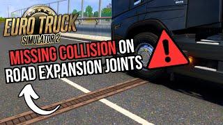 EURO TRUCK: MISSING COLLISION ON ROAD EXPANSION JOINT MODELS | Enhanced Gameplay Realism in ETS2️