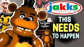 What if FNAF Toys were made by Jakks Pacific? - Five Nights at Freddy's Merch Action Figures