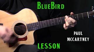 how to play "Bluebird" on guitar by Paul McCartney | acoustic guitar lesson tutorial