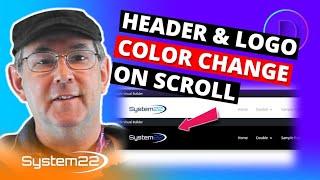 Divi Theme Header And Logo Color Change On Scroll 