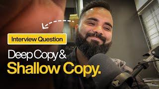 Deep Copy & Shallow Copy | Interview Question | JavaScript