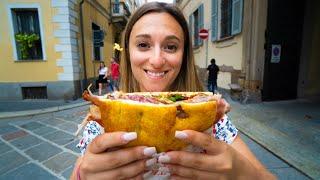 ITALIAN STREET FOOD in MILAN  #1 Panzerotti, Panini and Tiramisu in Milano, Italy!