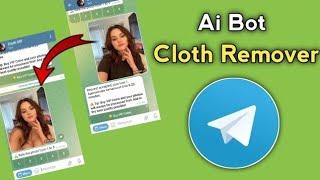 #viral Ai bot cloth remover telegram bot | Telegram ai girl image misuse | New ai