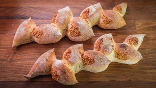 How to Make Pain D'epi | French Wheat Stalk Baguettes Recipe