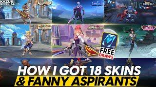 HOW I GOT FANNY ASPIRANTS AND 18 OTHER SKINS FROM THE ASPIRANTS PHASE 2 EVENT